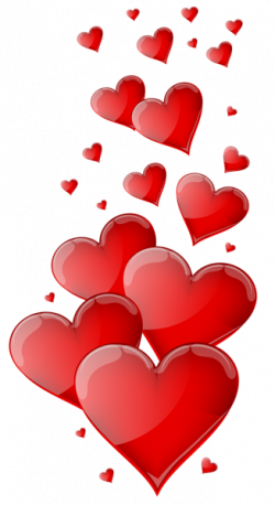 Red Hearts PNG Clipart Image | cliparts 1... | Pinterest | Clipart ...