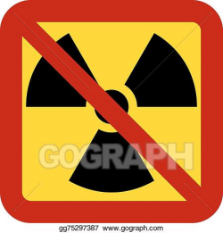 Vector Illustration - No nuclear weapons sign. Stock Clip Art ...