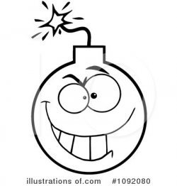 Bomb Clipart #1092080 - Illustration by Hit Toon