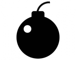 Bomb Silhouette at GetDrawings.com | Free for personal use Bomb ...