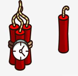 Time Bomb And A Firecracker, Timing, Red, Bomb PNG Image and Clipart ...