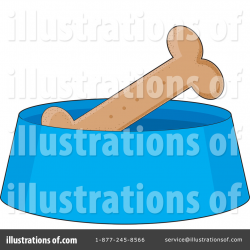 Dog Bone Clipart #15048 - Illustration by Maria Bell