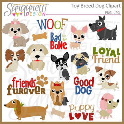 Toy Dog Breed Clipart, Puppy Clipart, Pet Clipart, Poodle Clipart ...