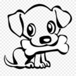 Dog Bone Drawings Group Banner Download - Cute Dog Easy ...