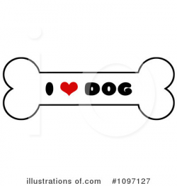 Dog Bone Clipart #1097127 - Illustration by Hit Toon