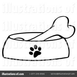 Dog Bone Clipart #1097132 - Illustration by Hit Toon