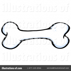 Dog Bone Clipart #1097130 - Illustration by Hit Toon