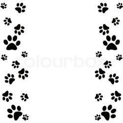 Dog Paw Print Border Clip Art - Clipart Kid | pat patrouille ...