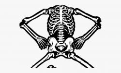 Skeleton Clipart Black And White - Human Bone Clip Art ...