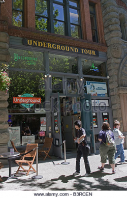 Underground tour seattle clipart