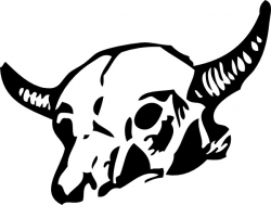 Cow Skull clip art Free vector in Open office drawing svg ( .svg ...