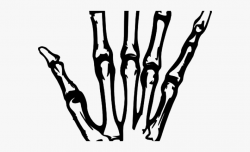 Human Bones Clipart - Simple Skeleton Hand Drawing #256128 ...