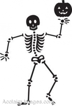 Happy Skeleton Clipart