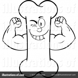 Bone Character Clipart #1267789 - Illustration by Hit Toon