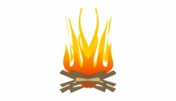 Bonfire Clipart Big Fire - Irreversible Change Burning Of ...