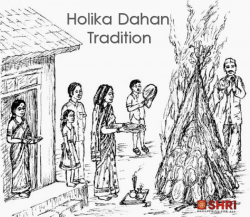 The evening before Holi, a bonfire or Holika is burnt to celebrate ...