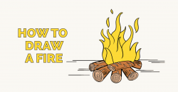 How to Draw a Fire in a Few Easy Steps | Easy Drawing Guides