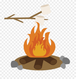 Campingstickerscampfire Freetoedit - - Campfire With Smores ...