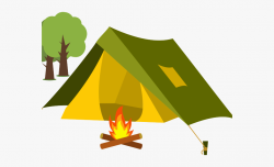 Camp Fire Clipart Camping Trip - Tent Camping Clip Art ...
