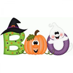 Silhouette Design Store: boo title w ghost pnc | Halloween ...