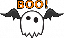 Ghost Saying Boo! Clip Art at Clker.com - vector clip art online ...