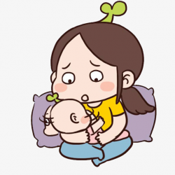 Cartoon Baby Breast Milk, Baby Suck, Baby, Cartoon PNG Image and ...