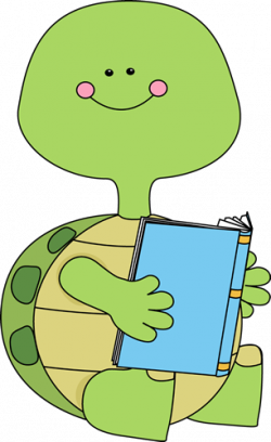 turtles and reading | Turtle Reading a Book Clip Art Image - cute ...