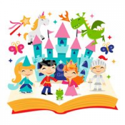 Retro Magical Fairytale Kingdom Story Book stock vectors - Clipart.me