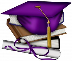 Animated Purple Graduation | Purple Graduation Cap Clip Art Pic ...