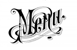 Vintage Typography - Menu Headings - Wedding - The Graphics Fairy