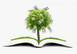 Long Money Tree And Books, Long Money, Trees, Book PNG Image and ...