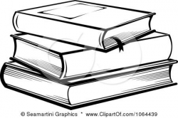 Stacked Books Clipart | clip art books black and white | Bible ...