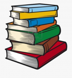 Book Stack Of Books Clip Art Transparent Png - Pile Of Books ...
