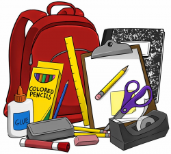 34+ School Supplies Clipart | ClipartLook