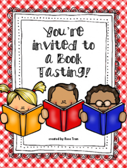 NEW You're invited to a Book Tasting! INSPRIRE YOUR KIDS TO READ!!