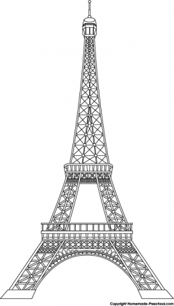 eiffel tower clip art black and white - Google Search | Paris Party ...