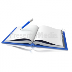 Opened Book Pencil Writing - Presentation Clipart - Great Clipart ...