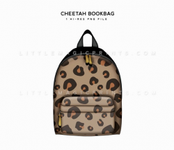 Cheetah Bookbag Clipart, Cheetah Book Bag Digital Clipart, Fall Cheetah  Print Back Pack Illustration, Cheetah Print Backpack Digital File
