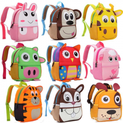 10 Style Children 3D Cute Animal Design Backpack Toddler Kid ...