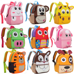 2019 New 3D Animal Children Backpacks Brand Design Girl Boys Backpack  Toddler Kids Neoprene School Bags Kindergarten Cartoon Bag Backpacks For  Kids ...