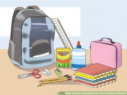 How to Pack a Backpack for Your First Day of School