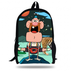 16 Inch Fashion School Bag Cartoon Backpacks Child Uncle Grandpa ...