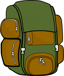 backpack green brown | Clipart Panda - Free Clipart Images