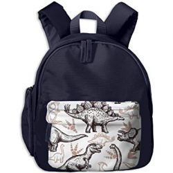 Amazon.com: Gibberkids Toddler Kids Dinosaur Clip Art School Bag ...