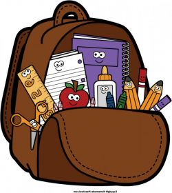28+ Collection of Open School Bag Clipart | High quality, free ...