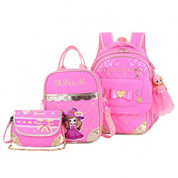 Amazon.com | Moonwind Bow Girls Backpack for School Kids Book Bag ...