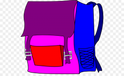 Handbag Backpack Clip art - Book Bag Clipart png download - 600*546 ...