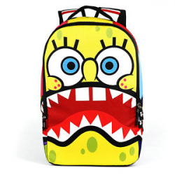 New Cartoon SpongeBob Squarepants Backpack Boys Bag Kids School Book ...