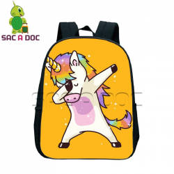 Funny DAB Unicorn Backpacks for Kids Boys Girls School Bags Children ...