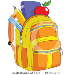 Backpack Clipart #1068762 - Illustration by yayayoyo